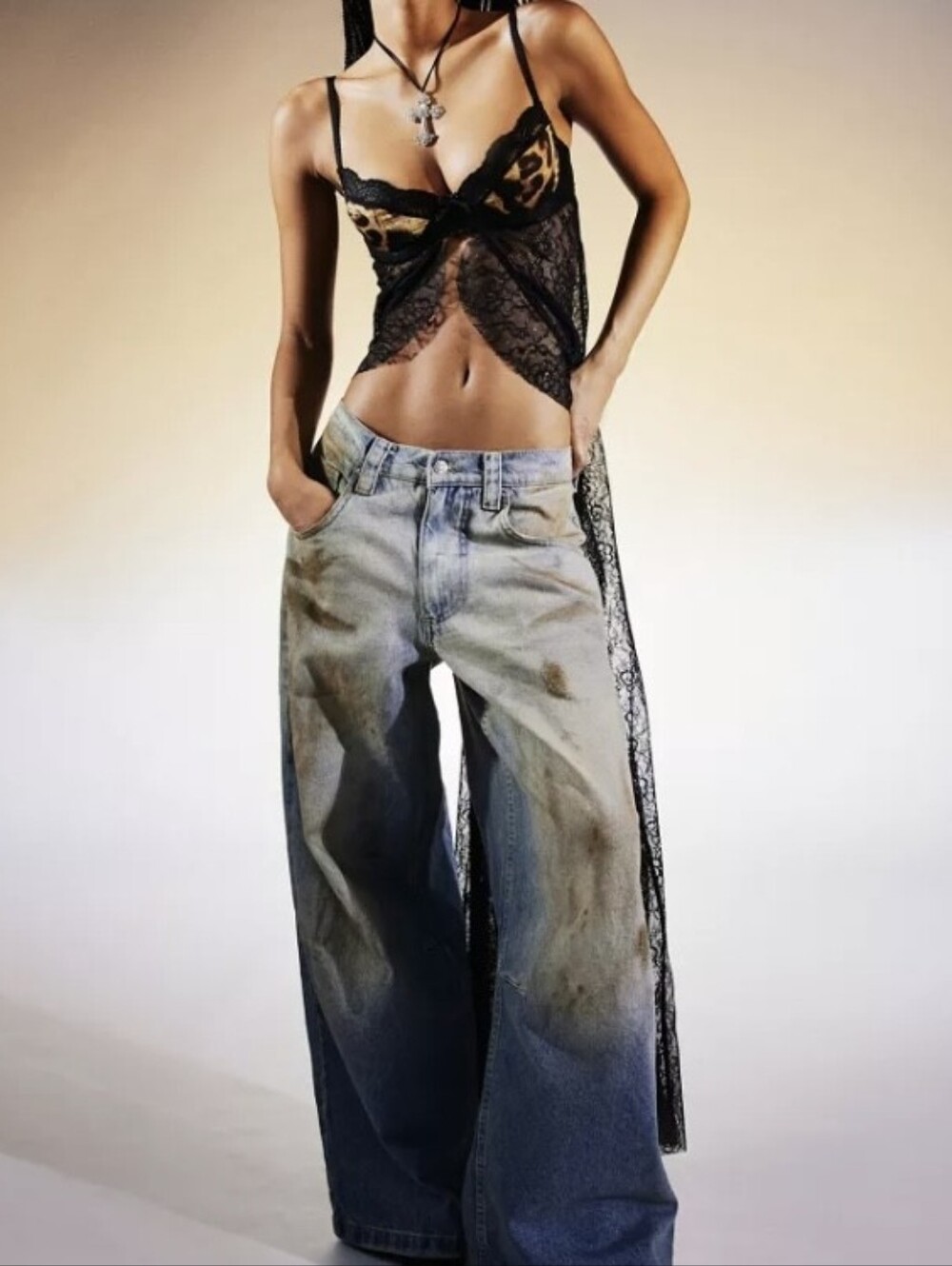 JADED LONDON | Mud Wash Jeans